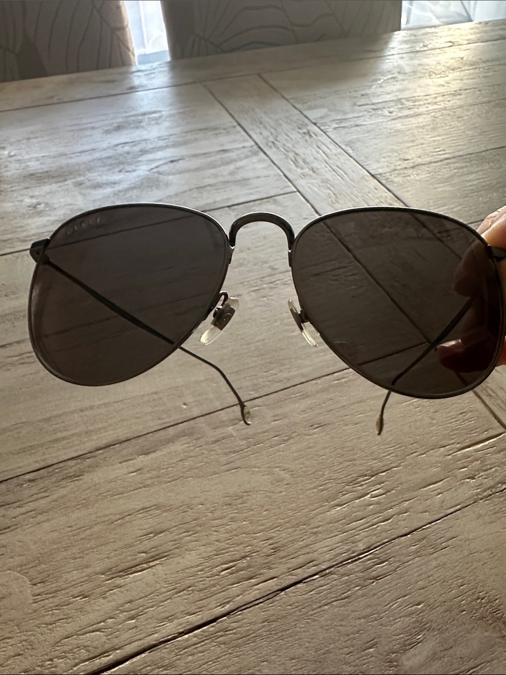 Gucci aviator sunglasses unisex silver classic GG 2256/S R80L8 55 17 145 - Picture 2 of 8